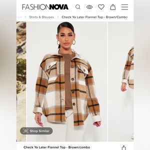 Fashion nova flannel